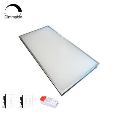 China 0-10v dimmable commercial lighting 60w 60x120 0-10v office recessed 1200x600 dimmable led panel light for sale