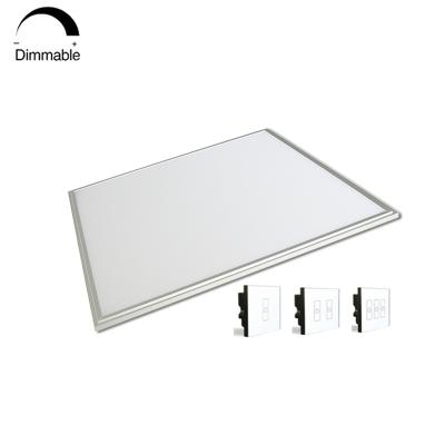 China 0-10V dimmable super slim spring recessed lamp 36w 40w 48w 0-10v 600x600 60x60 dimmable led panel light for sale