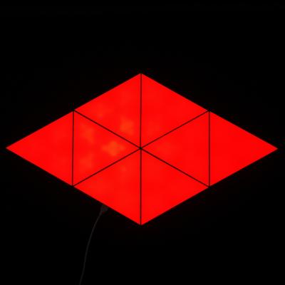 China Led Wall Triangle Panel New Product App Control Smart Sync 16 Million Color With Music RGB Triangle Night Light Panel For Wall Decoration for sale