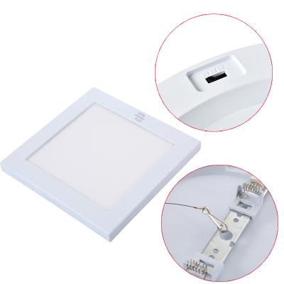 China CE Certification Industrial Square CCT3 18w 225x225mm Smart Sensor Led Panel Light for sale