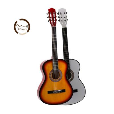 China 38 Inch Durable Solid Natural Fingerboard High Grade Musical Instrument Adult Acoustic Classical Guitar for sale