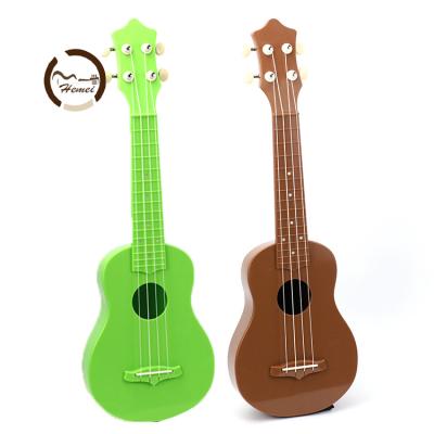 China Beginner Durable Handmade Multiple Color Plastic Miniature Ukulele Made in China for sale