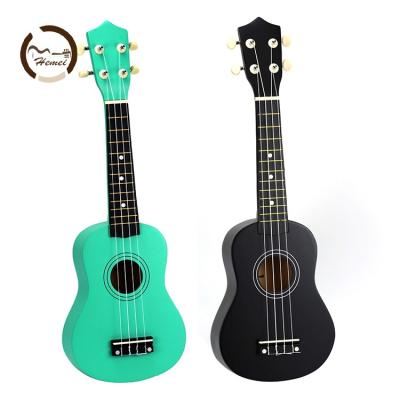 China Wholesale Custom Colored Strings Durable Nylon 4 21 Inches Portable Toy Kid Travel Ukulele Basswood Plywood for sale