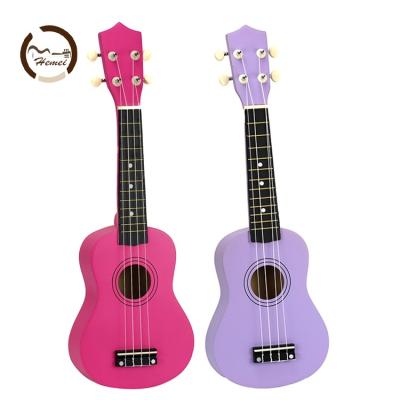 China Durable Popular Luster Wooden Professional Performance 21 Inch Cute Girls Special Use Small Guitar Ukulele for sale