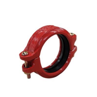 China Malleable Iron ASTM A536 Grade 65-45-12 Grooved Rigid Coupling Grooved Fittings for sale