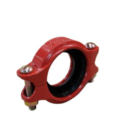 China Malleable Iron ASTM A536 Grade 65-45-12 Grooved Flexible Coupling Grooved Fittings for sale