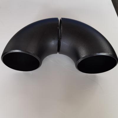 China For Water Carbon Steel Pipe Fittings Elbow Black Painting Seamless Elbow for sale