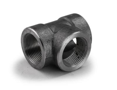 China Superior Water Grade ANSI B16.9 Pipe Tee A234 WPB Carbon Steel Threaded Equal Pipe Fitting Tee for sale