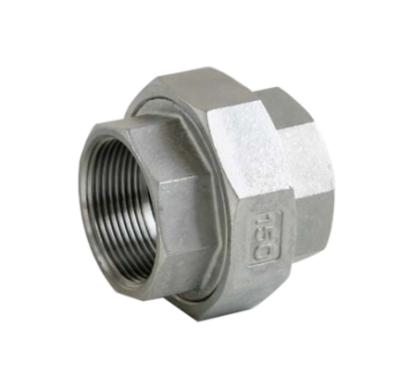 China Water ASME b16.11 3000 lbs Stainless Steel Female NPT Threaded Pipe Fittings Union for sale