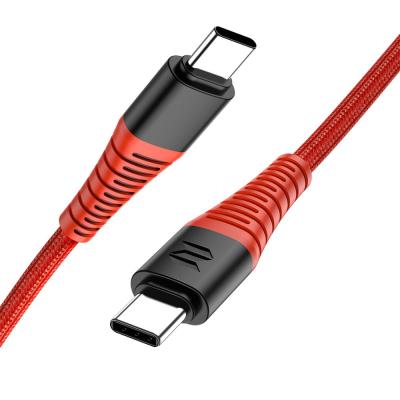 China Z11 Quick Charging HOT ROCK Hi-Voltage PVC USB C Cables Braided To Type C Data Fast Charging Cord Mobile Phone Charger Cable Line for sale