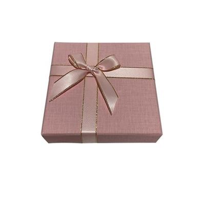 China Recyclable Luxury Candy Chocolate Cardboard Packaging Custom Printed Paper Chocolate Box With Ribbon for sale