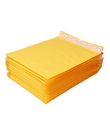 China Aseptic Factory Customized Printed Recyclable Biodegradable Poly Air Bubble Mailer Mailer Bag Yellow Plastic Bag for sale