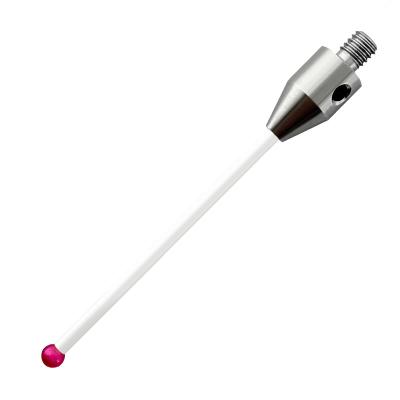 China Factory red probe stylus 40mm length-2mm ball-M3-cmm for sale