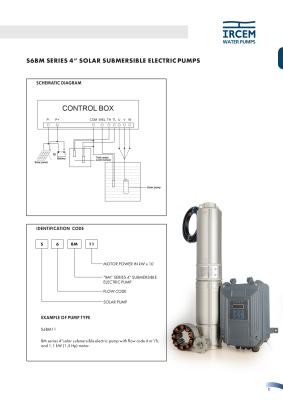 China Family Homes Italy IRCEM Deep Well Submersible DC Solar Water Pump For Agriculture And Irrigation for sale