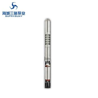 China Deep Water 304 Submersible 1HP Water Well Pump For Deep Well 2 Inch for sale