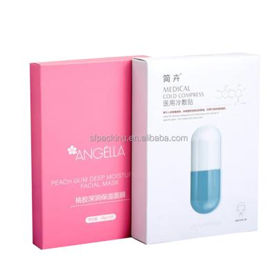 China Personal Care Recyclable Face Packaging Cosmetics Paper Boxes for sale