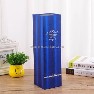 China Recycled Blue Materials Clamshell Type Custom Gift Boxes With EVA Inserted for sale