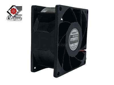 China 8038 DC 12V 24V 48V AXial Cooling Fan 80x80x38mm Fan Plastic Frame Noise Reduction for sale