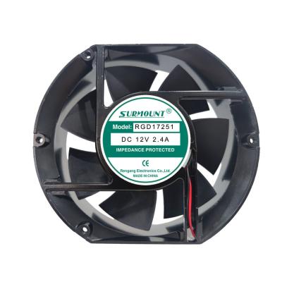 China Thermal Plastic Dc Axial Fan 24v 172*150*51mm 17251 for sale