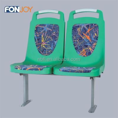 China Slim Design ABS Plastic Injection Molding Bus Plastic Seat With Soft Cushion for sale