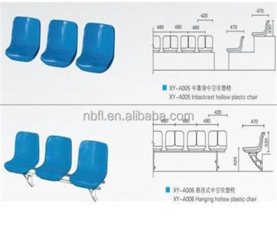 China Indoor Or Outdoor Plastic Stadium Blow Mold PE Use Stadium Seat for sale