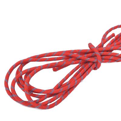 China High Strength Double Braided Kernmantle PP Polypropylene Safety Rope 10mm Solid For Racing Rescue for sale