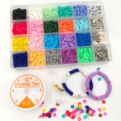 China Toy Creative Loose Spacer Beads Handmade DIY Beaded Kids DIY Opener Making Jewelry Kit Girl Toy Gift of Bracelet Necklace for sale