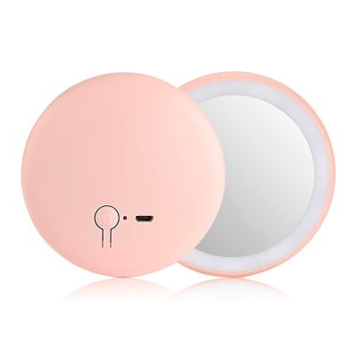 China 2020 hot personalized hand makeup mirror pocket cosmetic makeup mirror led makeup vanity mirror with lights for sale