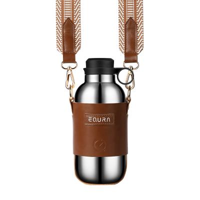 China 2022 New EQURA 650ML PORTABLE thermos vacuum tea hot milk mug travel flask 316 stainless steel water bottle thermo mug for sale