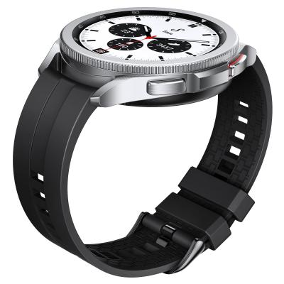 China 2022 New Luxury And Fashion Sports Silicone Watch Strap 20 22mm Strap Smart Watch Rubber Band For Samsung Galaxy Watch3/4 Universal Strap for sale