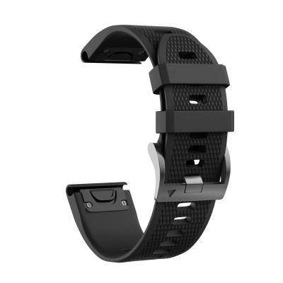 China 22mm Silicone Sports Replacement Strap Watch Band Strap Shockproof Strap For Garmin Fenix ​​5 Forerunner 5plus 945 For Smart Watch for sale