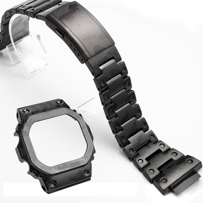 China Replaceable Watch Case Strap GSHOCK DW5600 Stainless Steel Case Strap Metal Modification for g shock dw5600 watches for sale