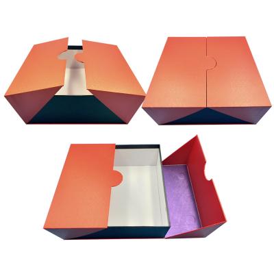 China Recyclable Large Size Special Customized Rigid Paper Packaging Boxes For Tea And Wine Packaging for sale