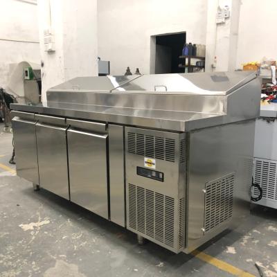 China Commercial Single-Temp Single-Temp Salad Prep Table Refrigerator for sale