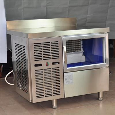 China Hotels 70kg/Day Commercial Table Top Bar Ice Machine Bar Countertop Refrigerator Desktop Ice Maker for sale