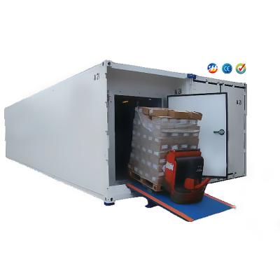 China Single-temperature 40 Feet Container Blast Freezer IQF Mobile Freezer for sale