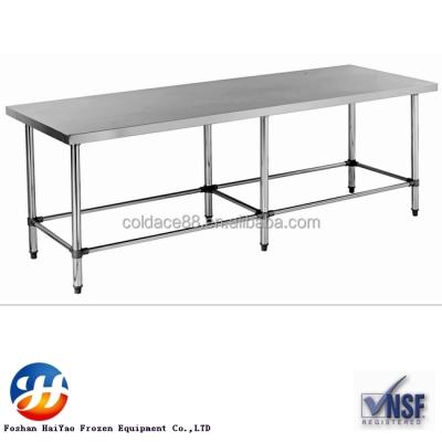 China Restaurant High Quantity Light Kitchen Equipment Working Table Used Stainless Steel for sale