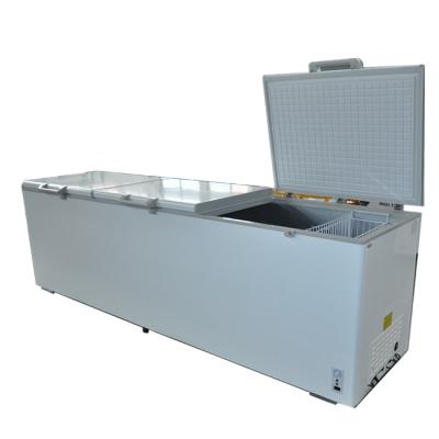 China Wholesale 2000L Single-temperature 3 Doors Low Temperature Storage Chest Freezer 2 Compressor for sale