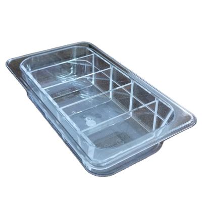 China 5 liter acrylic popsicle pan acrylic ice cream popsicle display freezer for sale for sale