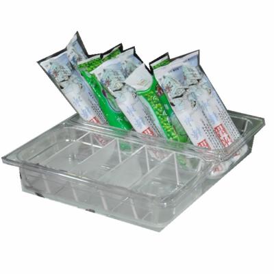 China Display Tray 325*176*60MM Optical Acrylic Popsicle Dicided Display Tray for sale