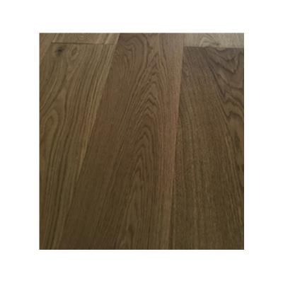 China Smooth and Handscraped Traditional Bronze Oak Color Flooring for sale