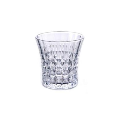 China Whiskey Diamond Crystal Glass Wine Glass Wholesale Promotional Embossed Whiskey for sale