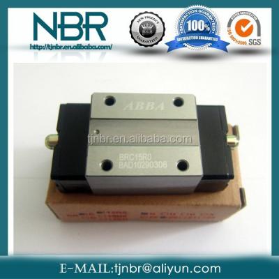 China BRC15R0 / BRH15B ABBA Antifriction Linear Guide Bearing for sale