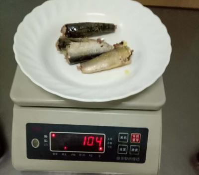 중국 식물성 기름 부유한 각종 영양에 있는 125g 순중량 통조림으로 만들어진 정어리 판매용