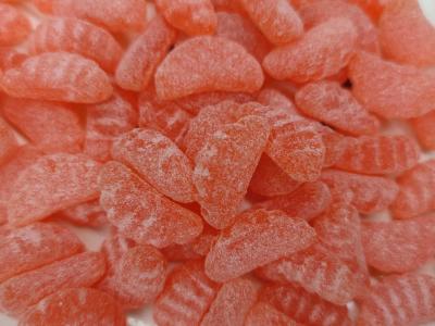 Cina dolce arancio Candy gommoso dell'amido di forma di segmento di 3g 13g in vendita