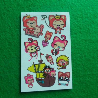 China Non-Toxic Cute Cartoon Temporary Tattoos Stickers Cover Up For Kids Body Custom Tattoo Sticker for sale