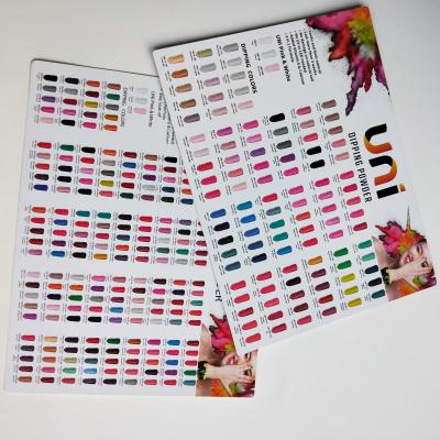 China paper & Cardboard Custom Design Printing Insect Instruction Cards Manual Biodegradable Paper Card For Nail Polish Color for sale