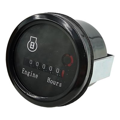 China Construction Machinery YIKA LY-768 DC 10-80V Round Hour Meter Timer Price Mechanical Hour Meter For Motor for sale