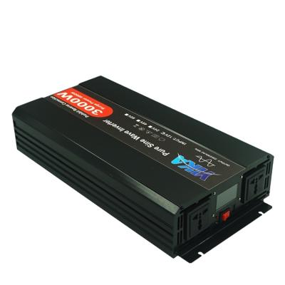 China Household Appliance Power 3000W Pure Sine Wave Power Inverter 12V 24V DC To V 220 V 3kva 3KW AC 6000W Peak Off Grid Inverter for sale