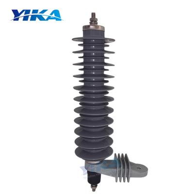 China Wenzhou Yika 33KV Lightning Arrester Surge Arrester Metal Oxide Arrester YH5W-33 for sale